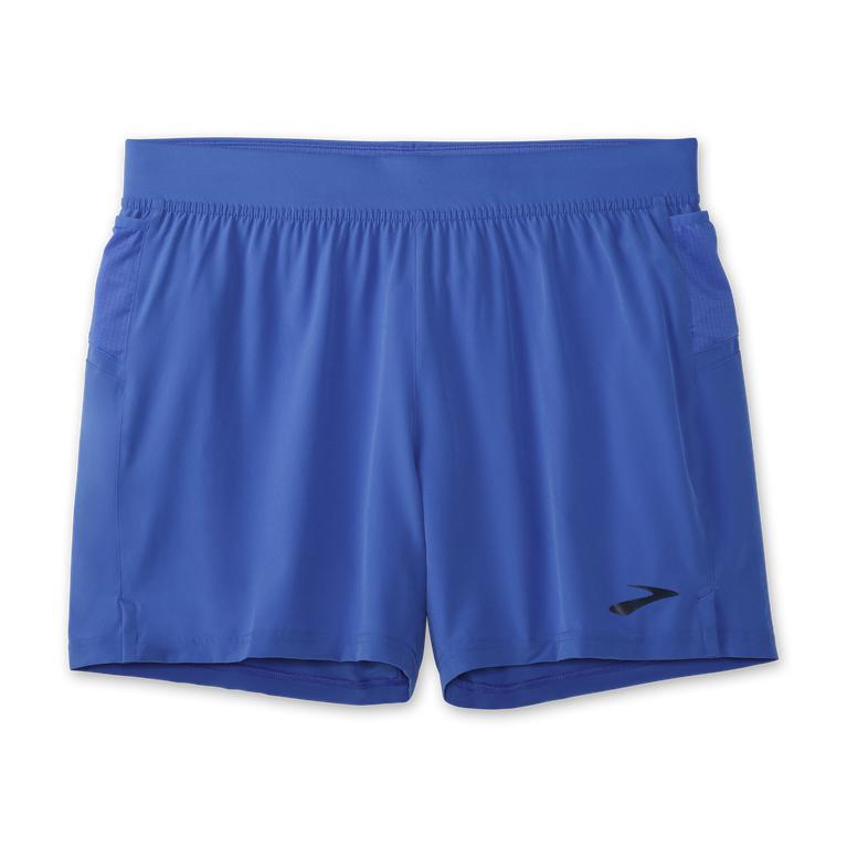 Brooks SHERPA 5 2-IN-1 Running Shorts Mens Outlet - Bluetiful (PYS496381)